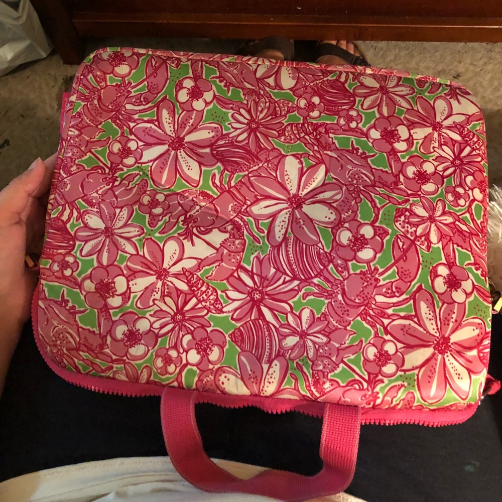 Lilly Pulitzer Coronado Crab Laptop bag